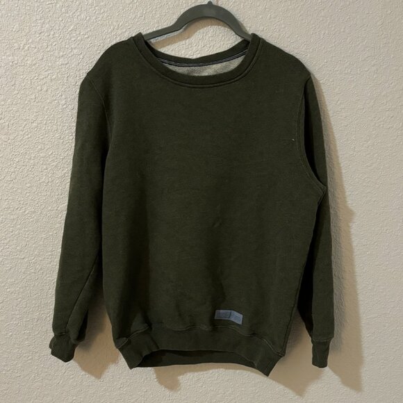 the NEW STANDARD Men's Medium Olive Green crewneck. Lightly worn - Picture 1 of 3